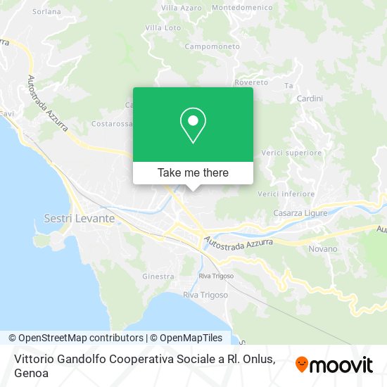 Vittorio Gandolfo Cooperativa Sociale a Rl. Onlus map