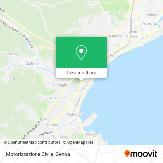 Motorizzazione Civile map