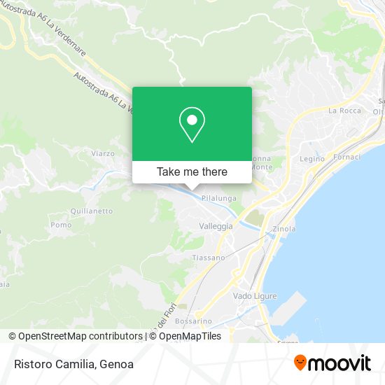 Ristoro Camilia map