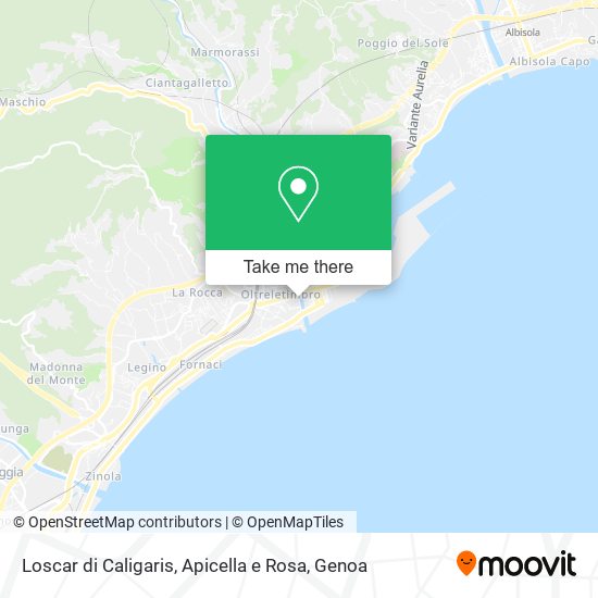 Loscar di Caligaris, Apicella e Rosa map