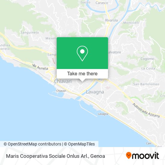 Maris Cooperativa Sociale Onlus Arl. map