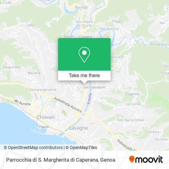 Parrocchia di S. Margherita di Caperana map