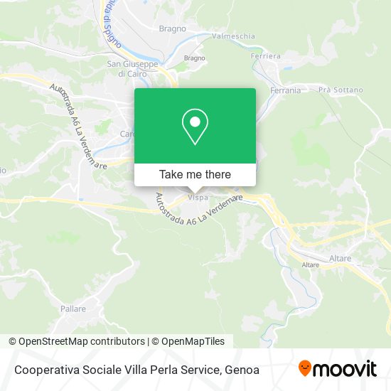Cooperativa Sociale Villa Perla Service map