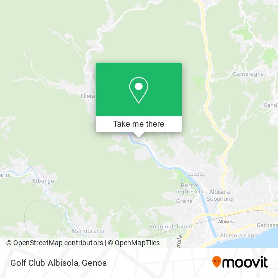 Golf Club Albisola map