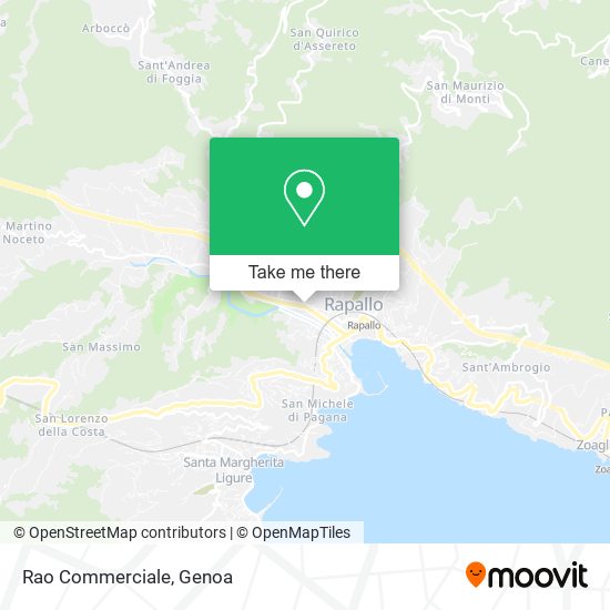 Rao Commerciale map