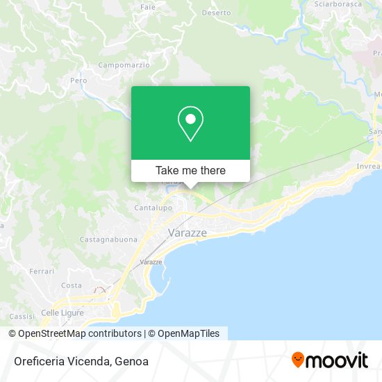 Oreficeria Vicenda map