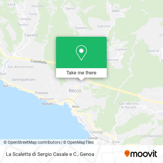 La Scaletta di Sergio Casale e C. map