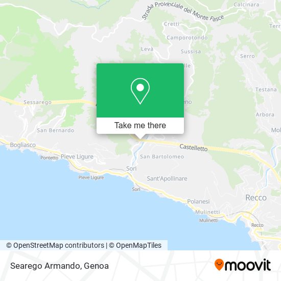 Searego Armando map