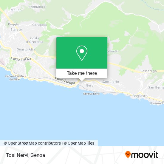 Tosi Nervi map