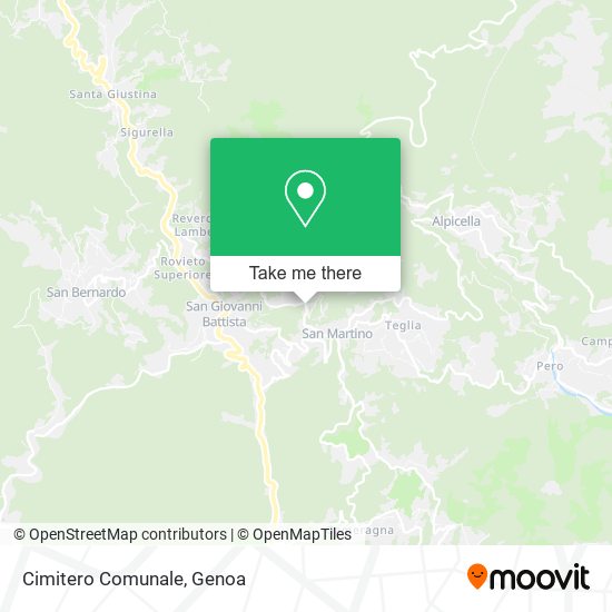 Cimitero Comunale map