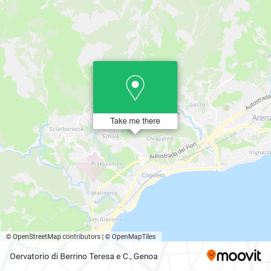 Oervatorio di Berrino Teresa e C. map