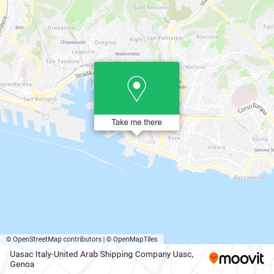 Uasac Italy-United Arab Shipping Company Uasc map