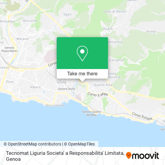 Tecnomat Liguria Societa' a Responsabilita' Limitata map