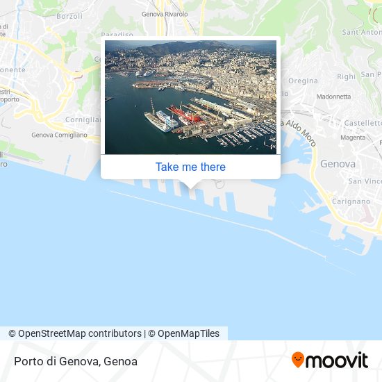Porto di Genova map