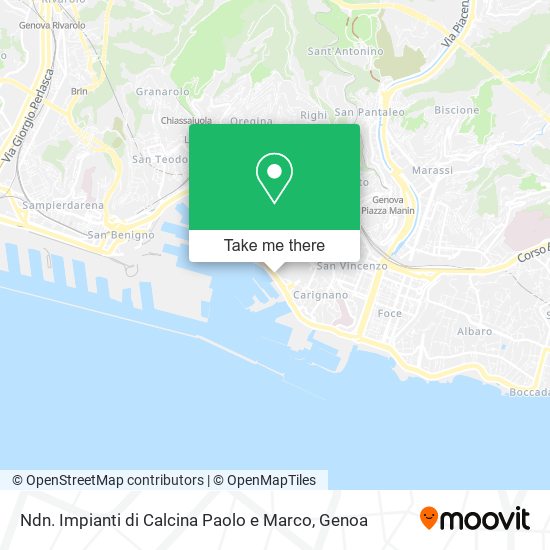 Ndn. Impianti di Calcina Paolo e Marco map