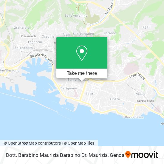 Dott. Barabino Maurizia Barabino Dr. Maurizia map