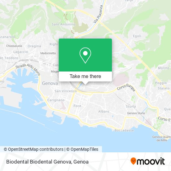 Biodental Biodental Genova map