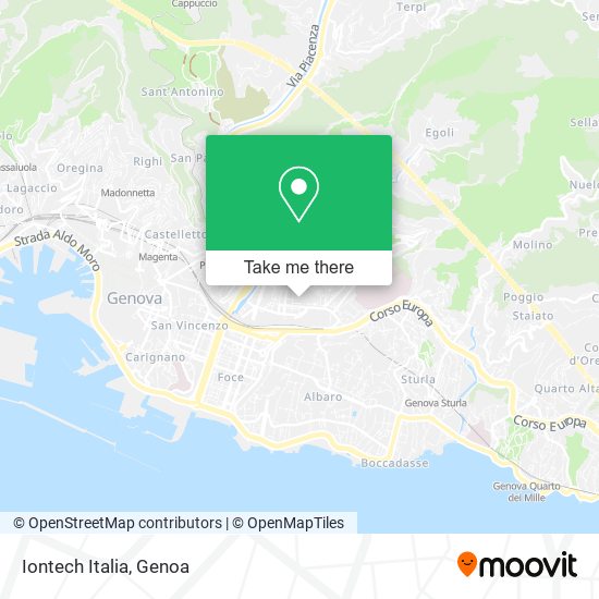 Iontech Italia map