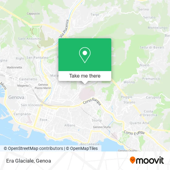 Era Glaciale map