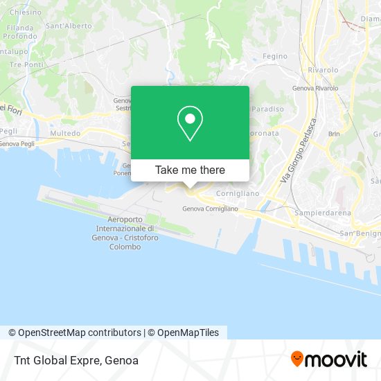 Tnt Global Expre map