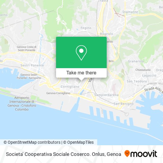 Societa' Cooperativa Sociale Coserco. Onlus map