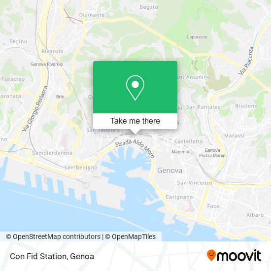 Con Fid Station map
