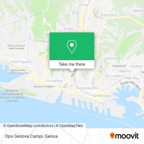 Dps Genova Campi map