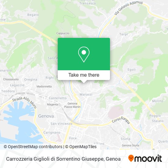 Carrozzeria Giglioli di Sorrentino Giuseppe map