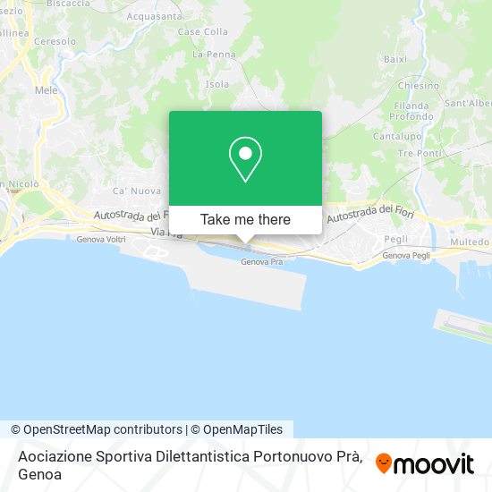 Aociazione Sportiva Dilettantistica Portonuovo Prà map