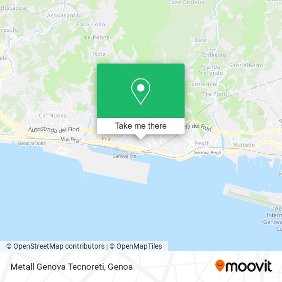 Metall Genova Tecnoreti map