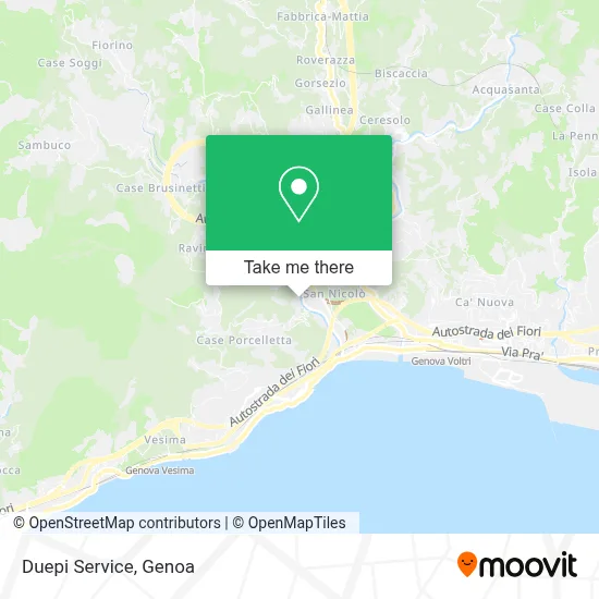 Duepi Service map