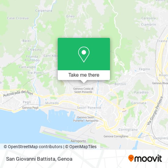 San Giovanni Battista map