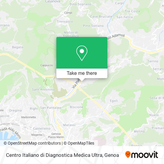 Centro Italiano di Diagnostica Medica Ultra map