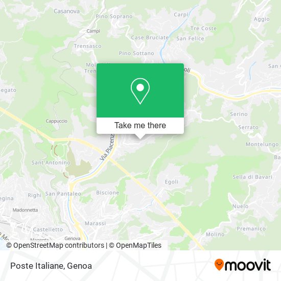 Poste Italiane map