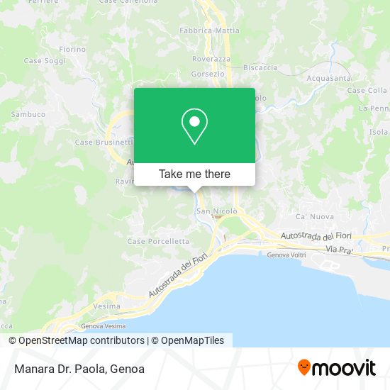 Manara Dr. Paola map