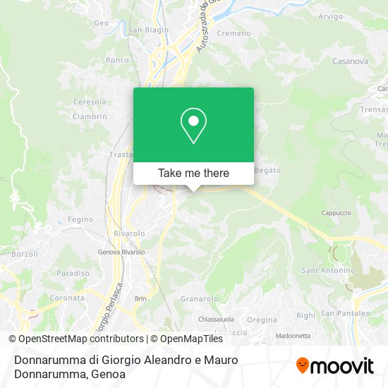 Donnarumma di Giorgio Aleandro e Mauro Donnarumma map