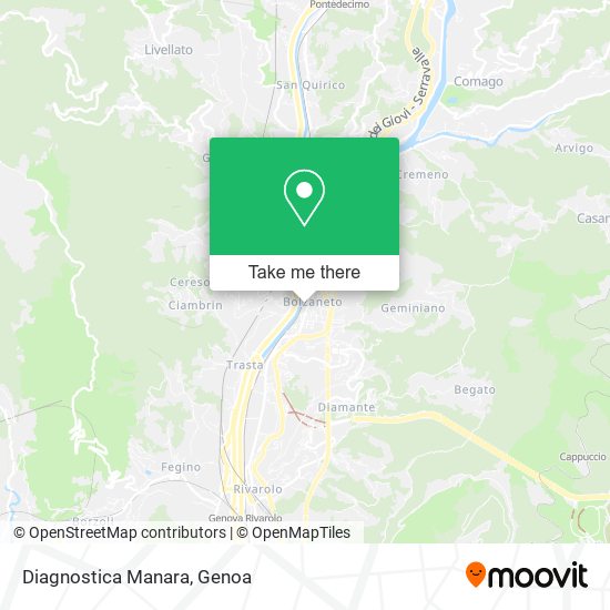 Diagnostica Manara map