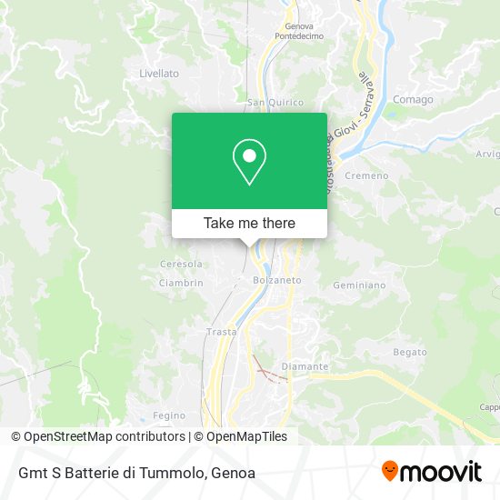 Gmt S Batterie di Tummolo map
