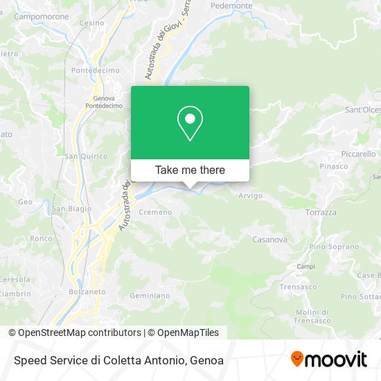 Speed Service di Coletta Antonio map