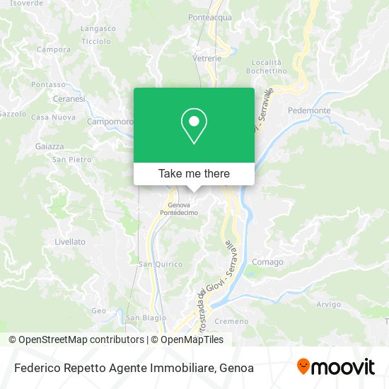 Federico Repetto Agente Immobiliare map