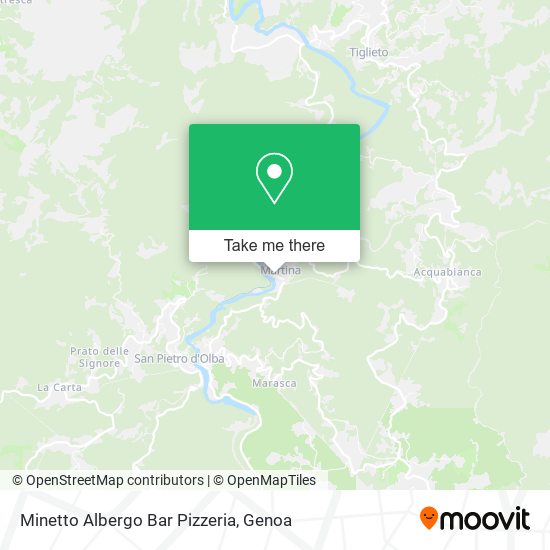 Minetto Albergo Bar Pizzeria map