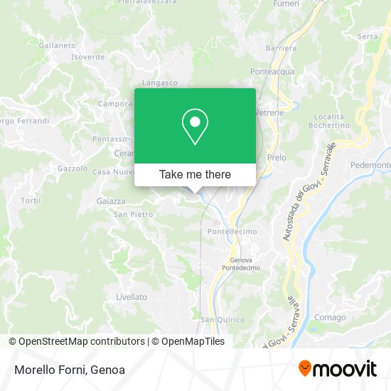 Morello Forni map