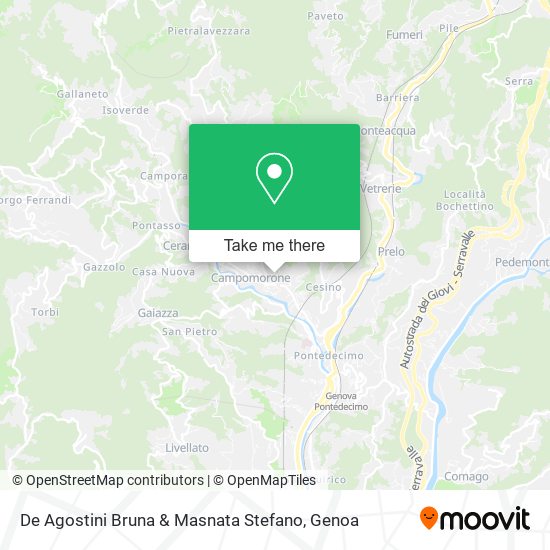 De Agostini Bruna & Masnata Stefano map