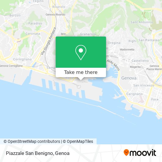 Piazzale San Benigno map