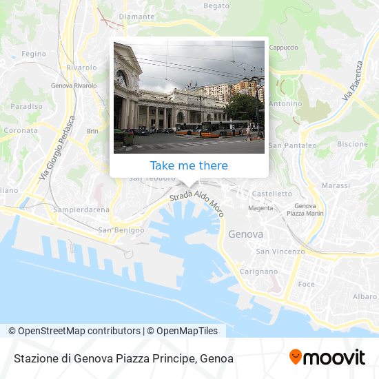 Stazione di Genova Piazza Principe map