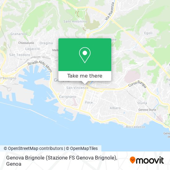 Genova Brignole (Stazione FS Genova Brignole) map