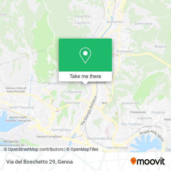 Via del Boschetto  29 map