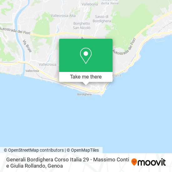 Generali Bordighera Corso Italia 29 - Massimo Conti e Giulia Rollando map