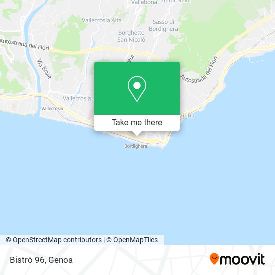 Bistrò 96 map