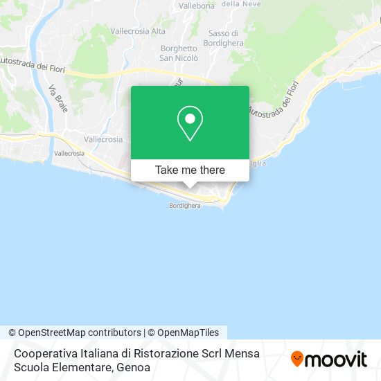 Cooperativa Italiana di Ristorazione Scrl Mensa Scuola Elementare map